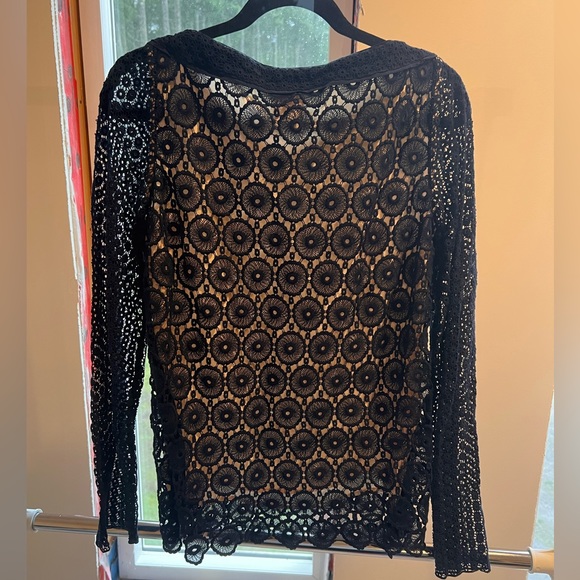 Tory Burch Tops in Silk (purple blouse and pink multi tunic) and cotton (tunic) - Picture 6 of 13